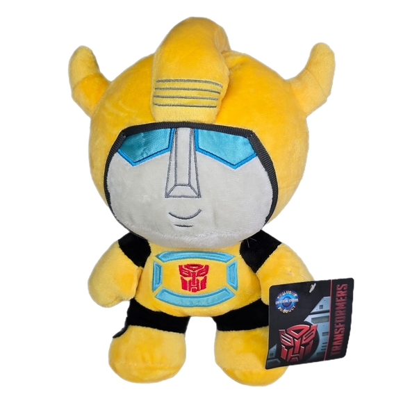 2023 Transformers Bumblebee Plush 10” Universal Studios Yellow Hasbro NWT - Picture 1 of 9